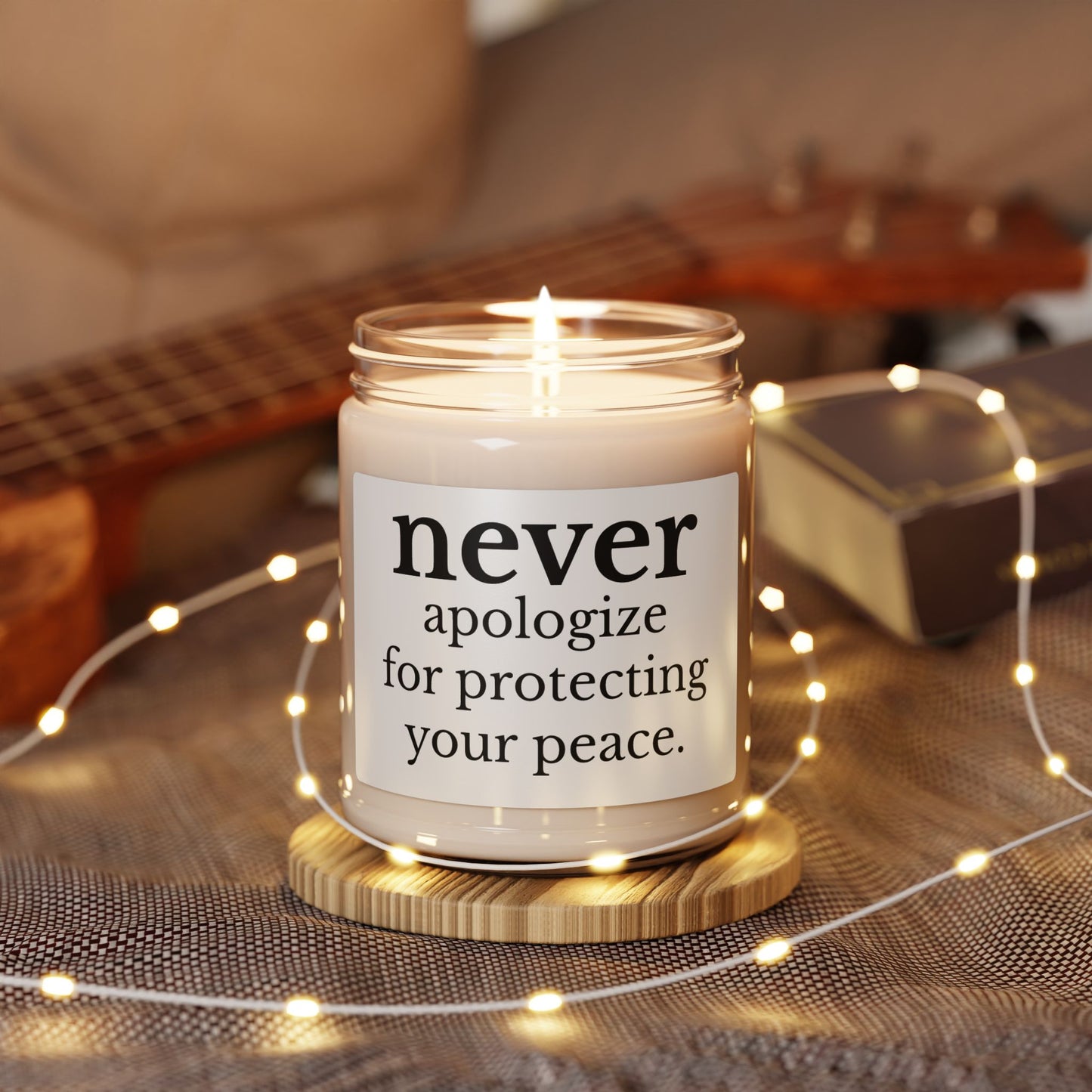 Never Apologize Scented Soy Candle