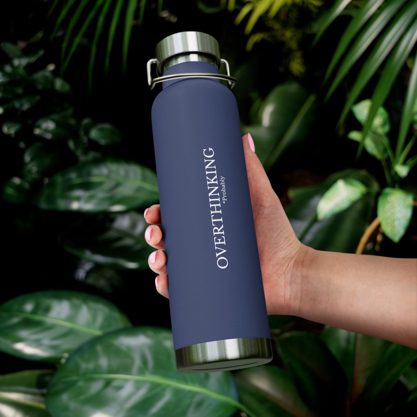 Overthinking Insulated Water Bottle - 22oz