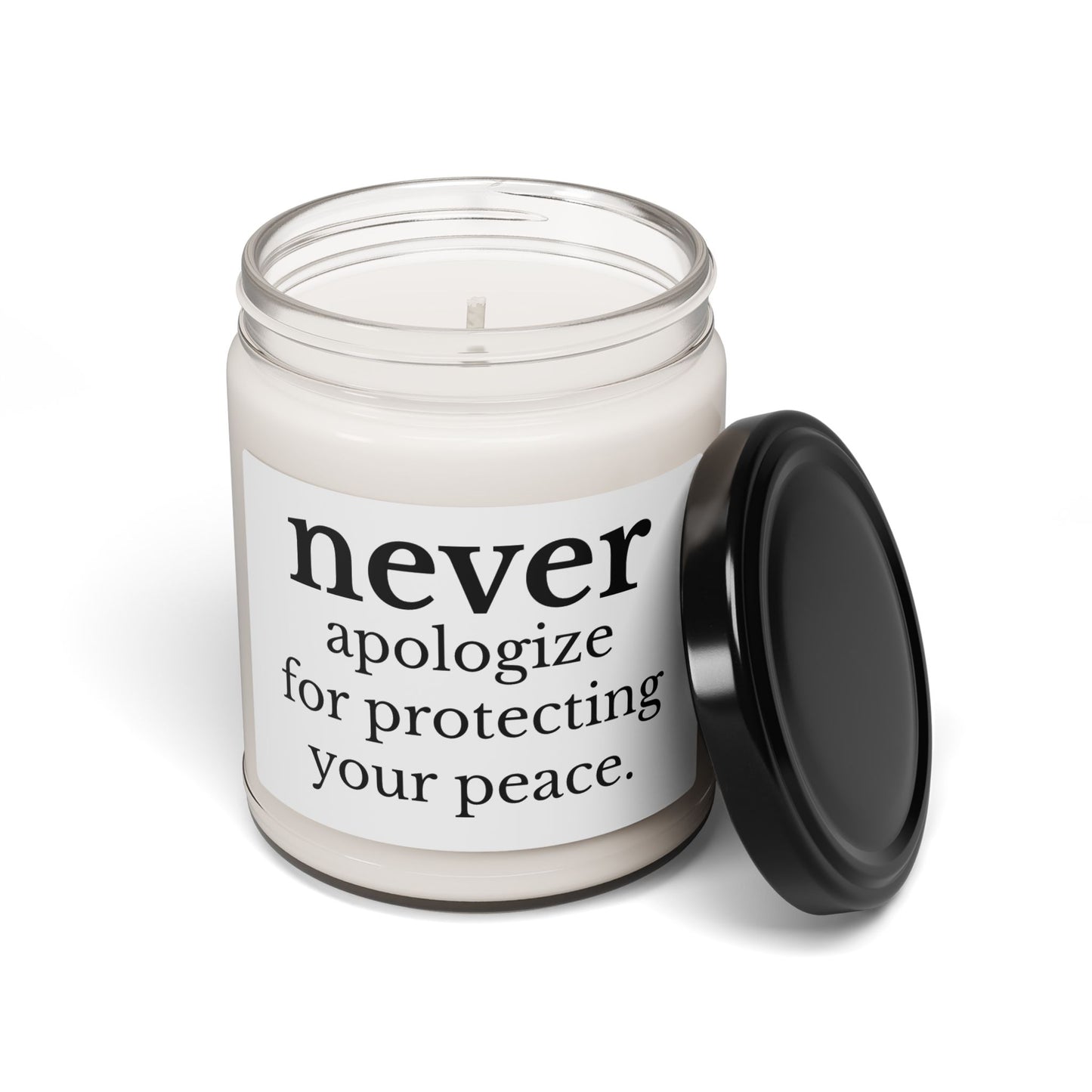 Never Apologize Scented Soy Candle