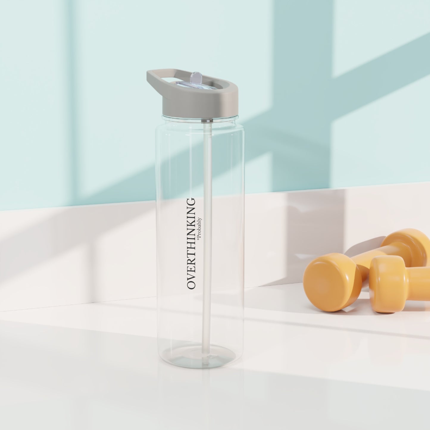 Overthinking Tritan Water Bottle