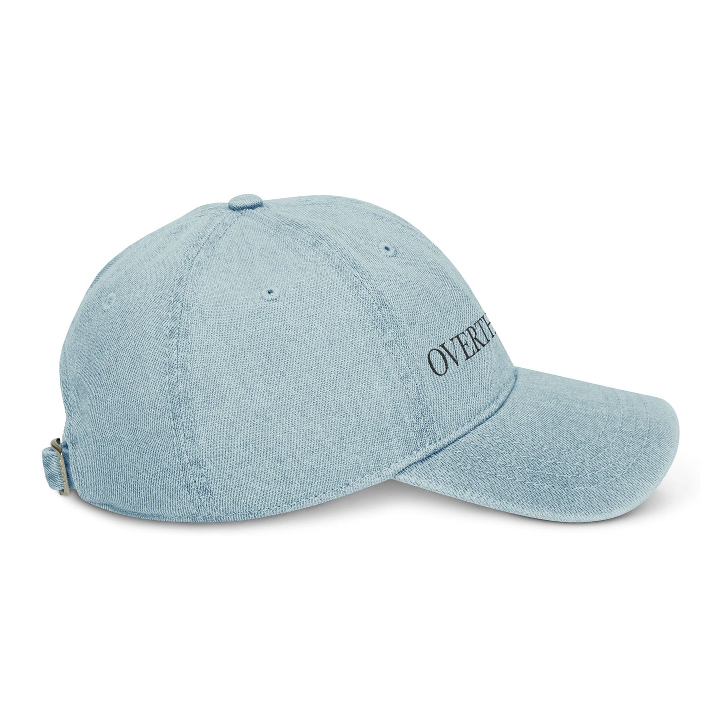 Overthinking Embroidered Denim Hat