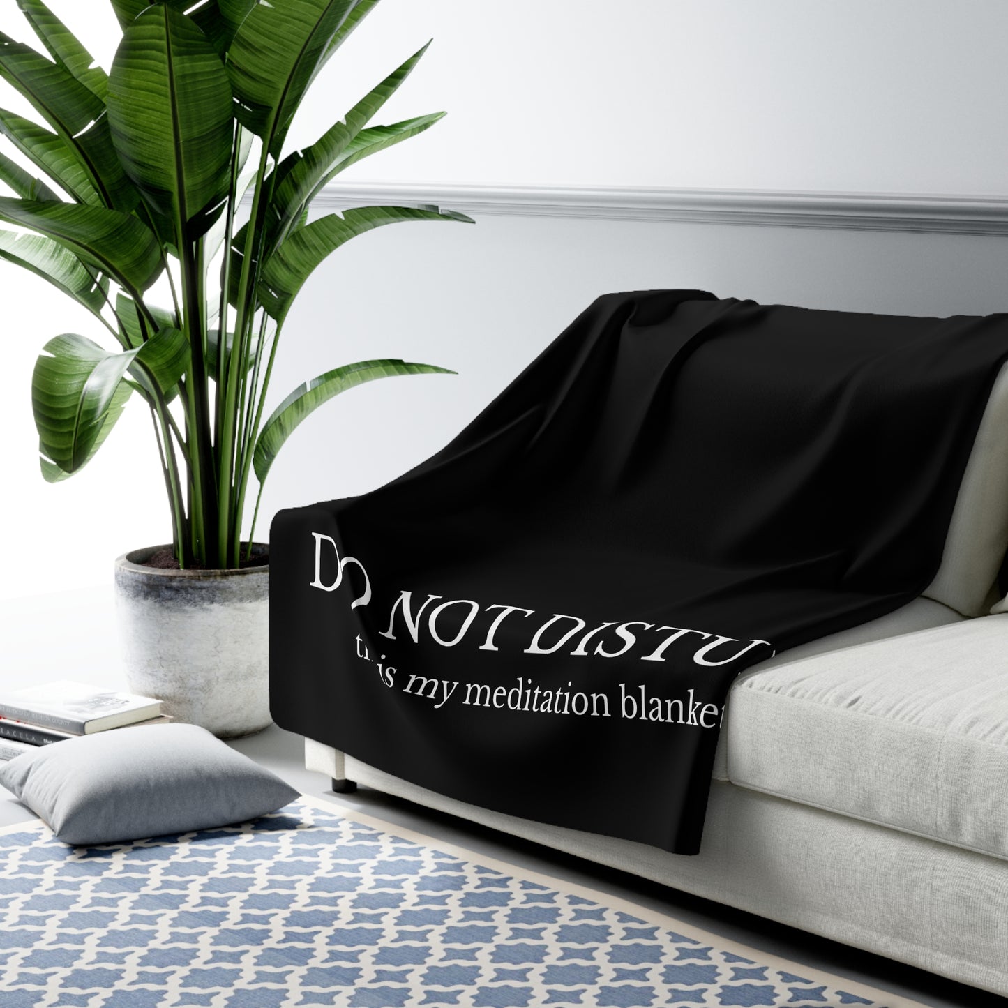 Do Not Disturb Meditation Blanket