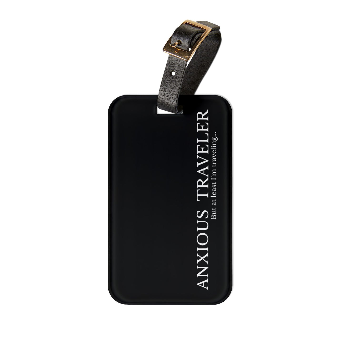 Anxious Traveler Luggage Tag