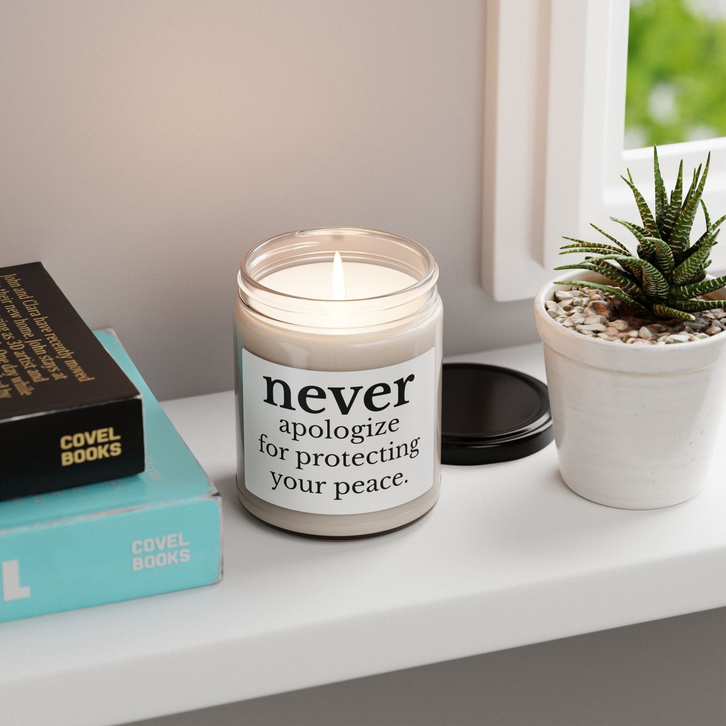 Never Apologize Scented Soy Candle
