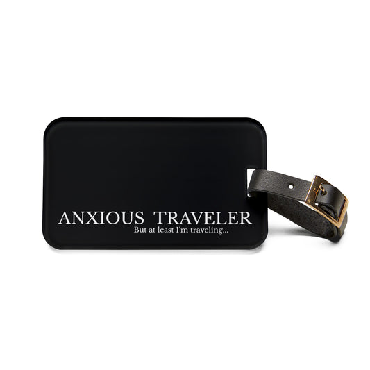 Anxious Traveler Luggage Tag