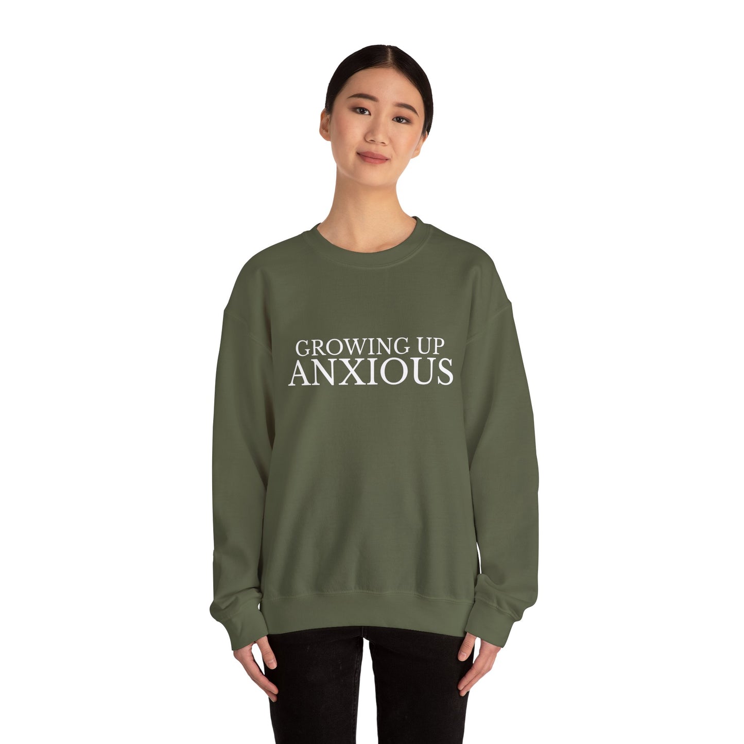Growing Up Anxious Crewneck Sweatshirt