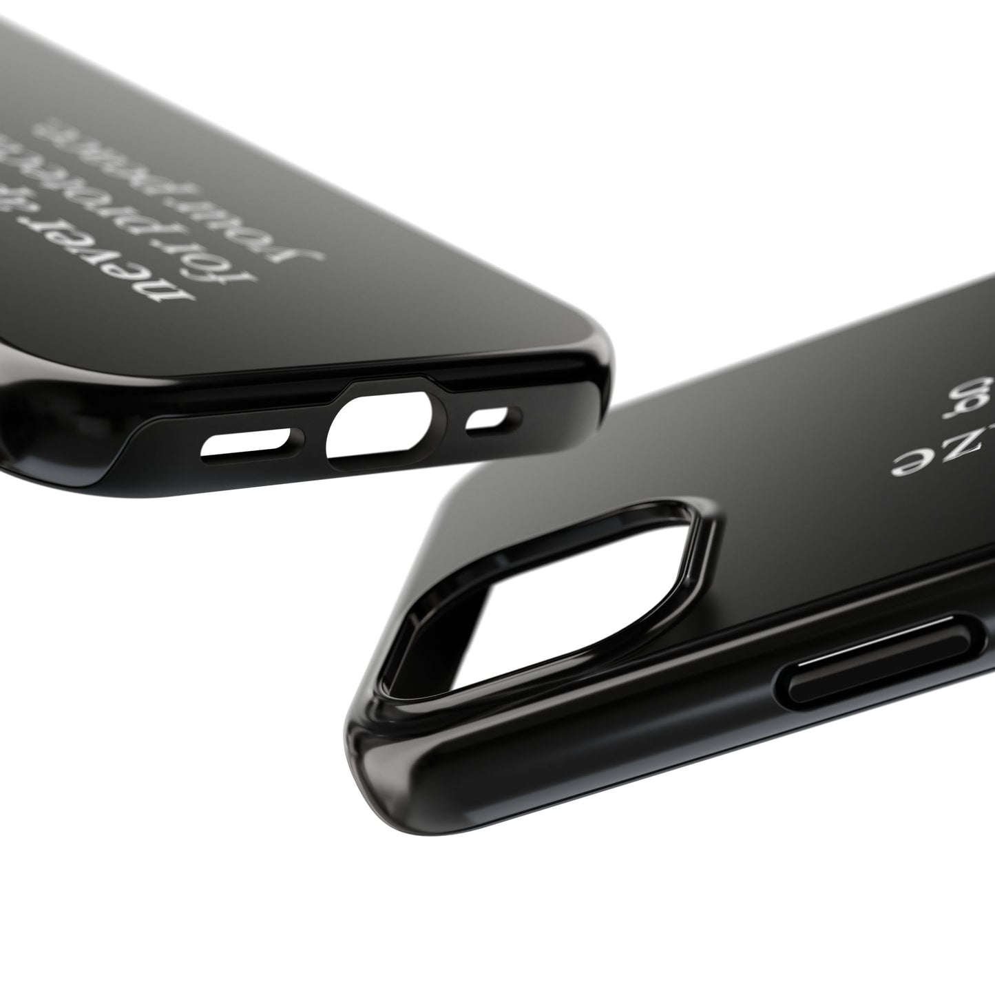Never Apologize for Protecting Your Peace Phone Case