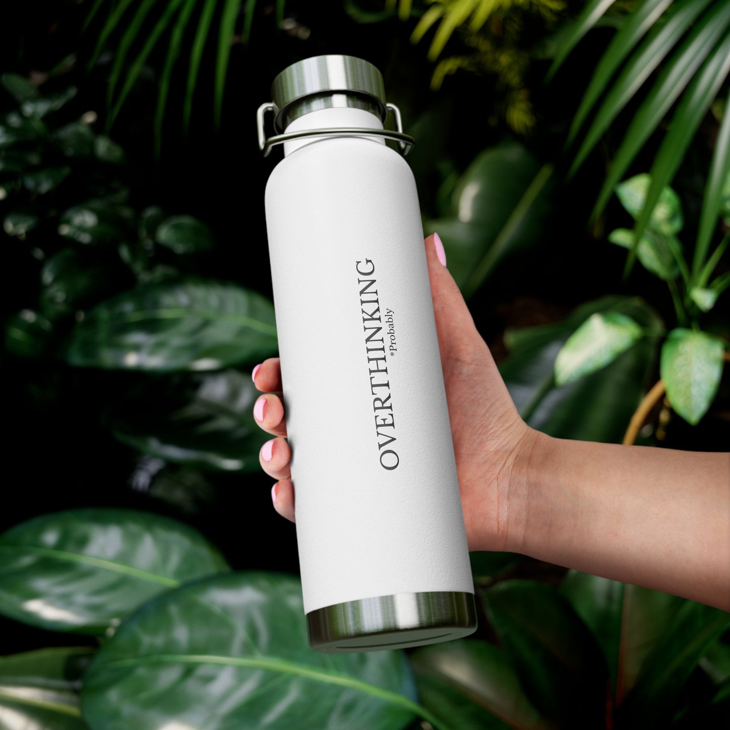 Overthinking Insulated Water Bottle - 22oz