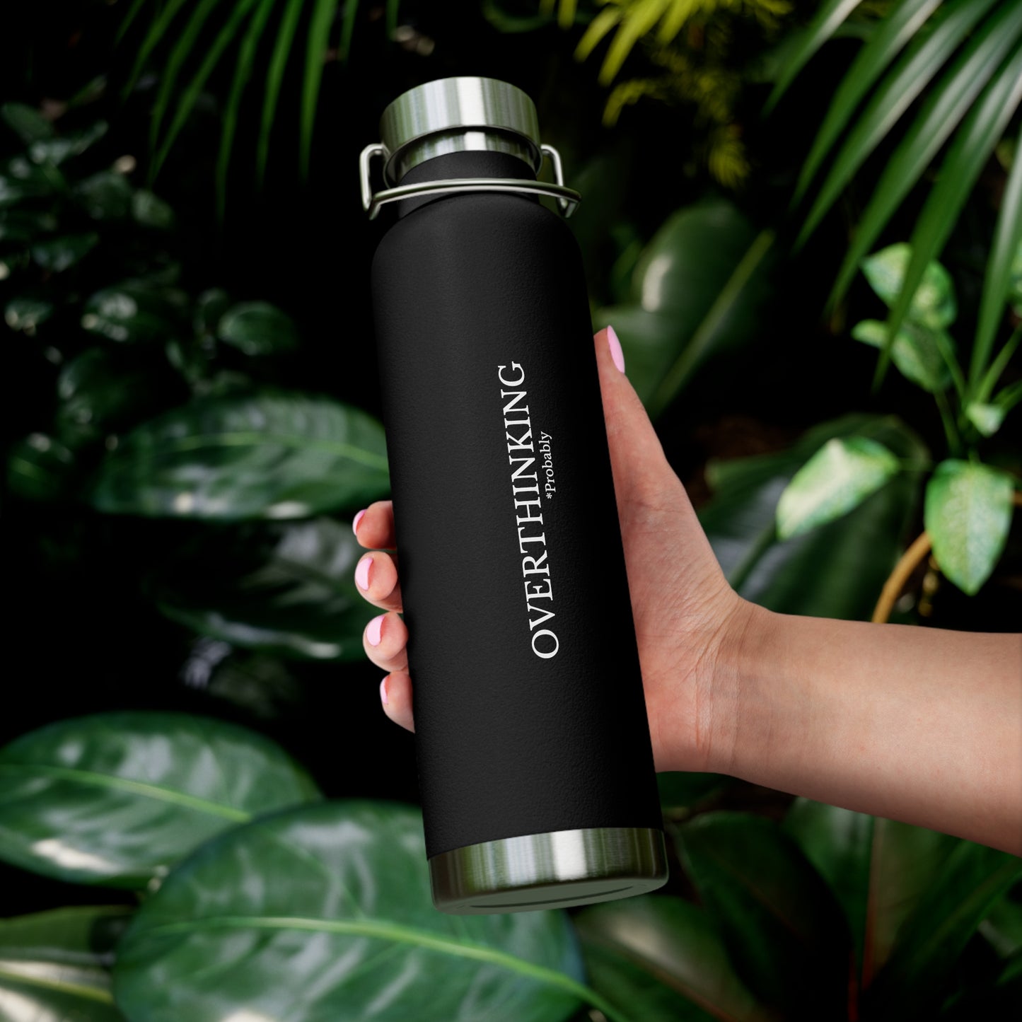 Overthinking Insulated Water Bottle - 22oz