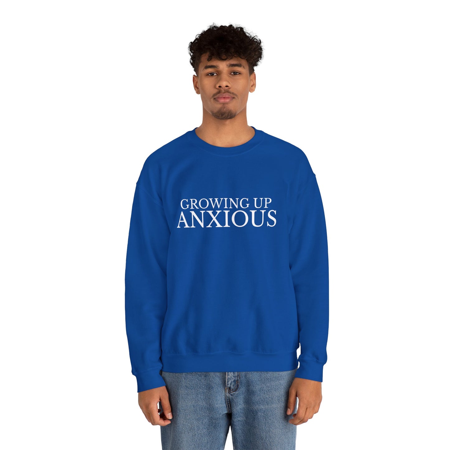 Growing Up Anxious Crewneck Sweatshirt