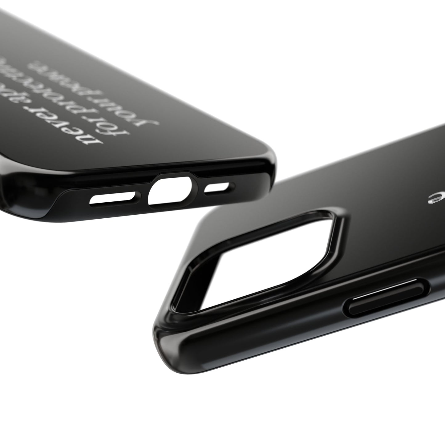 Never Apologize for Protecting Your Peace Phone Case