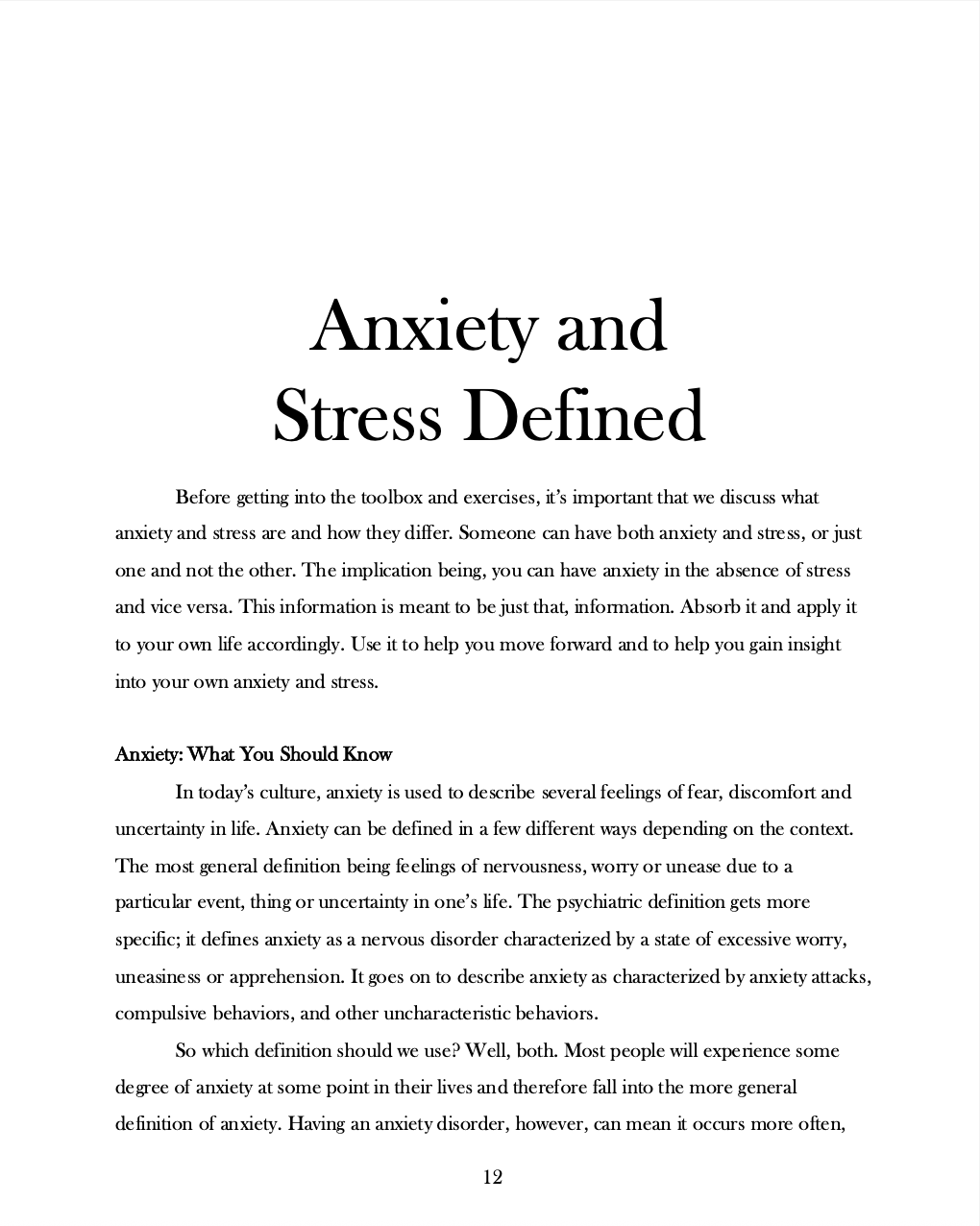 Growing Up Anxious: The Workbook e-Book