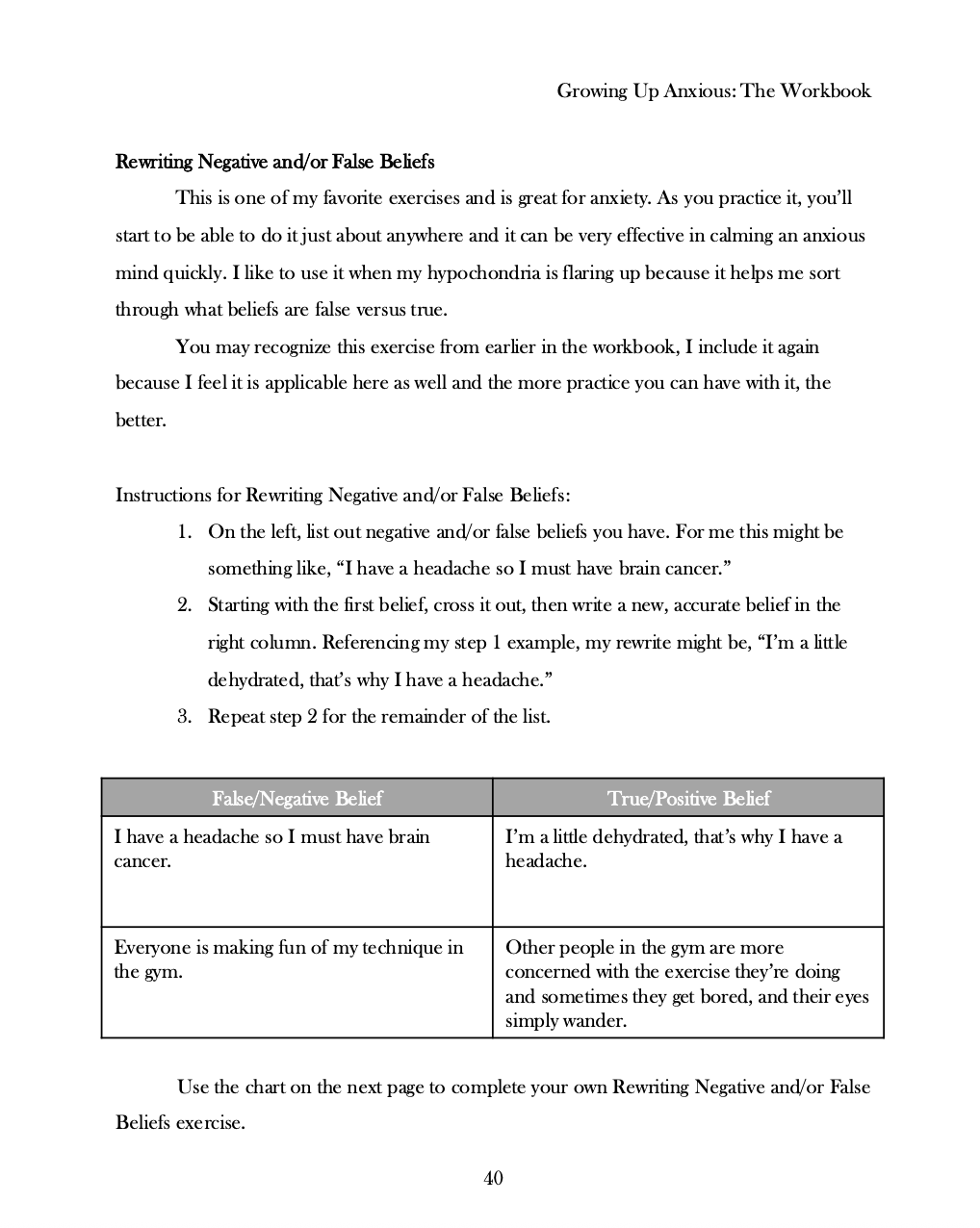 Growing Up Anxious: The Workbook e-Book