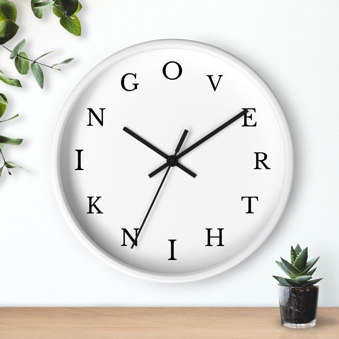 Overthinking Wall Clock