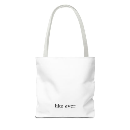Never Apologize for Protecting Your Peace Tote Bag | White