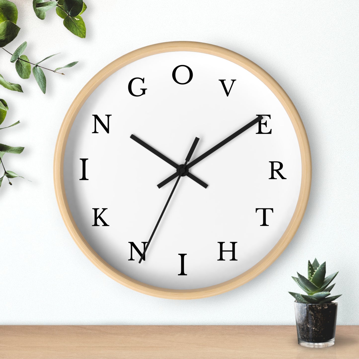 Overthinking Wall Clock