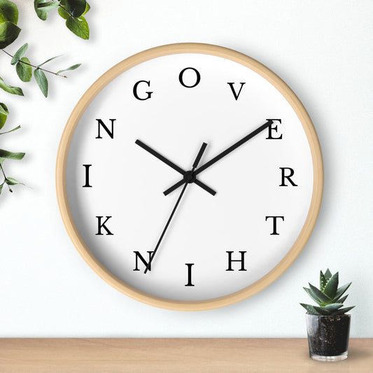 Overthinking Wall Clock