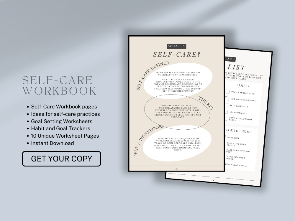 Growing Up Anxious Self-Care Workbook