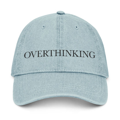 Overthinking Embroidered Denim Hat