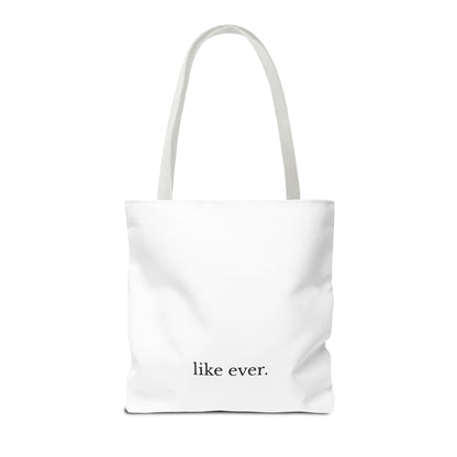 Never Apologize for Protecting Your Peace Tote Bag | White